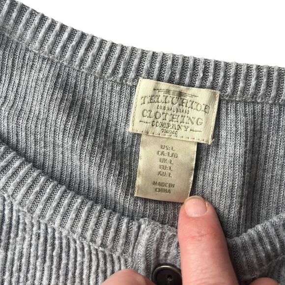 Telluride Clothing Co Women's Grey Shirt size L - Picture 2 of 4